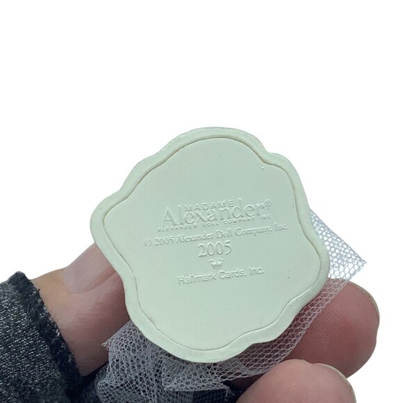 Vtg Madame Alexander Hallmark Keepsake Ornaments Rosette Dreams Bride & Groom - Picture 7 of 9